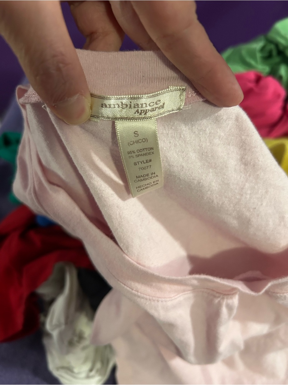 Lot of 8 Vintage Y2K Ruched Stretchy Scoop Neck Baby Tee Ambiance Size Small - Picture 16 of 16